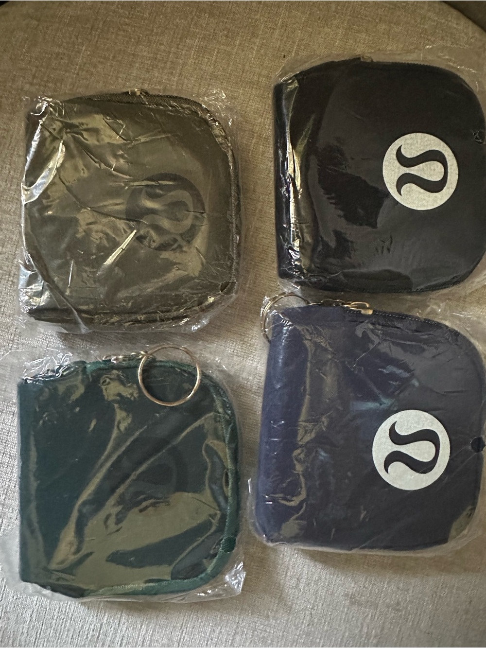 Coin Pouches - Assorted Navy, Black, Teal,black,green